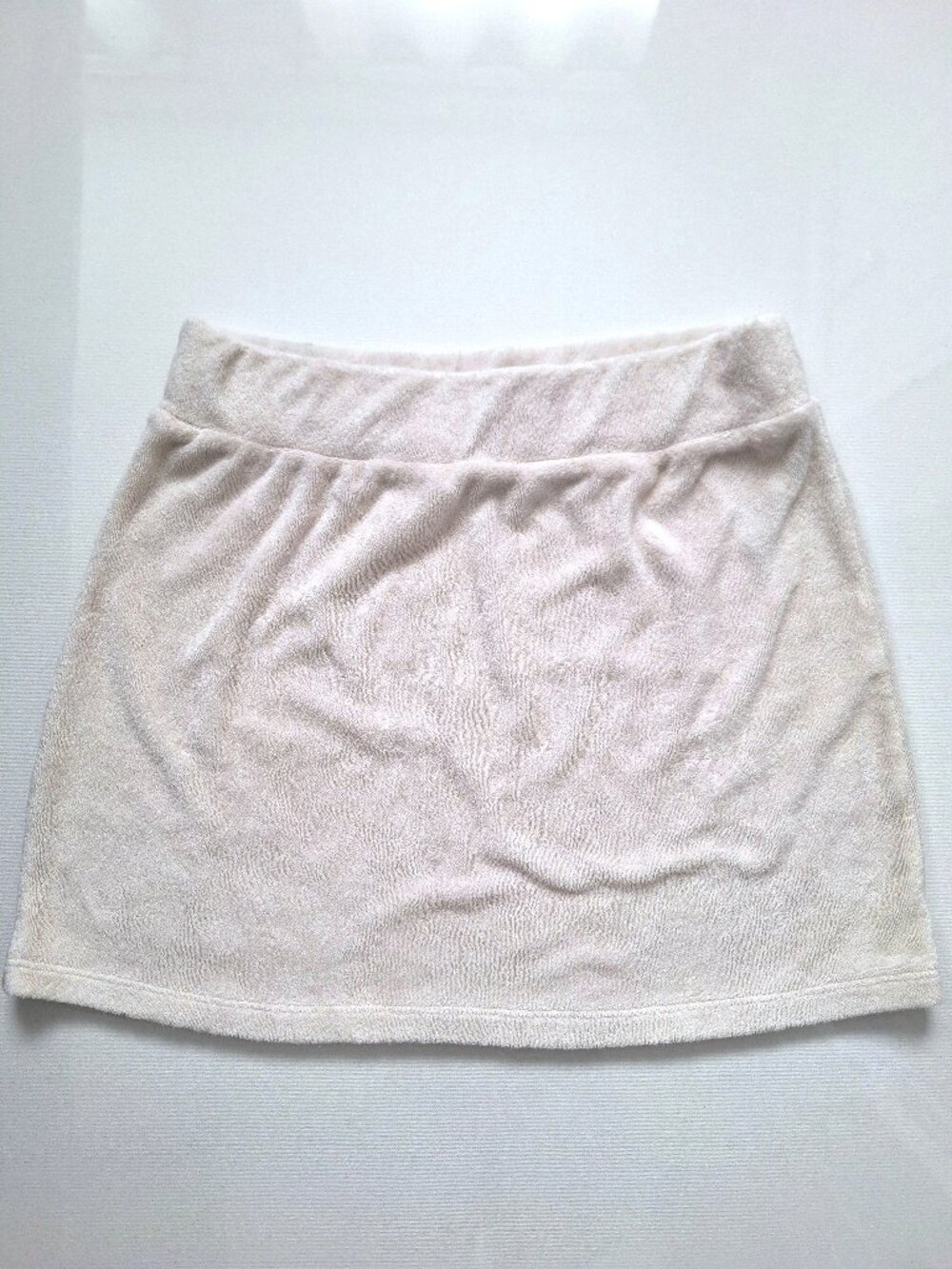 Wilfred Free Vanilla Terry Pull On Mini Skirt